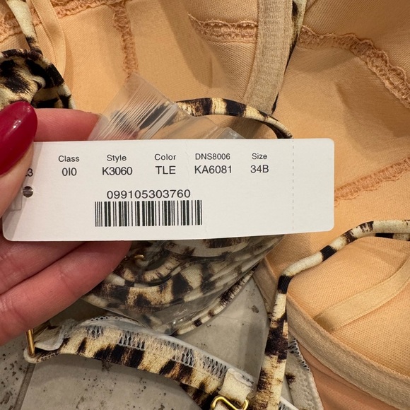 NWT J Crew Underwire Bikini Leopard Printed Swimsuit Top - Picture 5 of 7